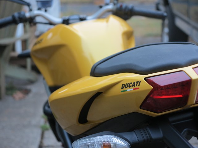 The last ride on the 848. October, 2012