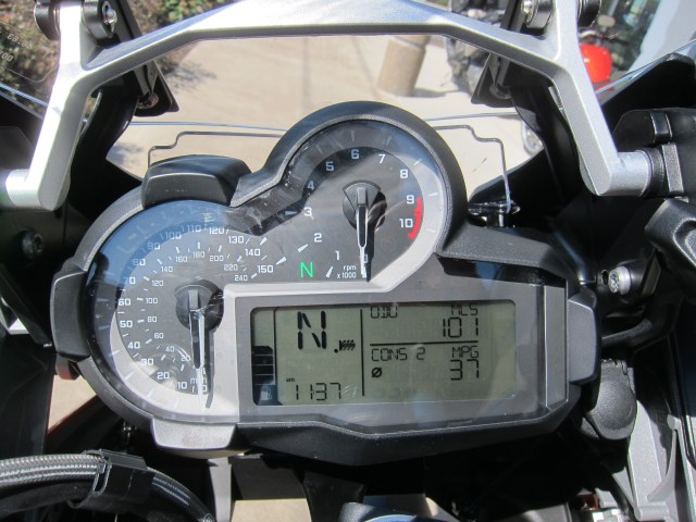 The revised BMW 1200 GS Information Cluster