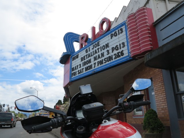 Rio Movie Theater, Sweet Home, OR. April 28th, 2013