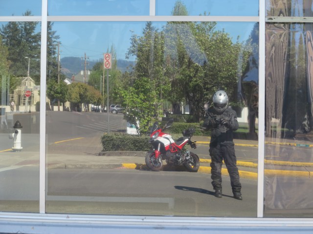 The man and his machine. Dallas, Oregon. May 5th, 2013