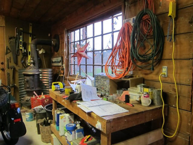 John's shed, photo from a January 2013 visit