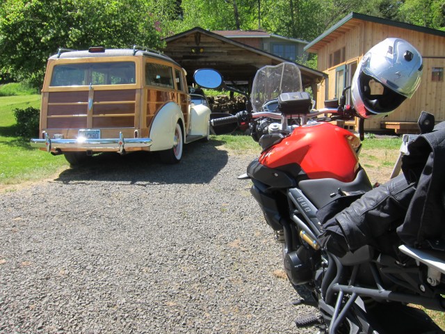 The Packard, the Tiger, and the new building on the background. May 4, 2013