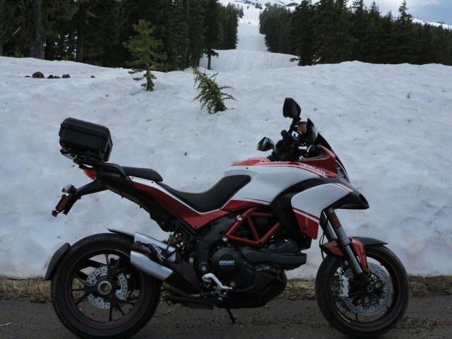 Snow but ski lifts stopped. Ski season is over. May 11, 2013