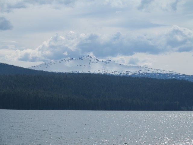 Diamond Peak as viewed from the north shore of Odell Lake. May 11th, 2013