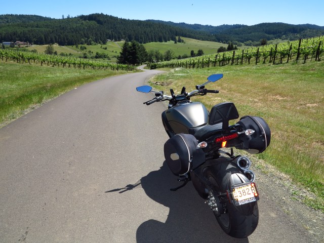 The Diavel Strada in its element. In one of its elements, actually.