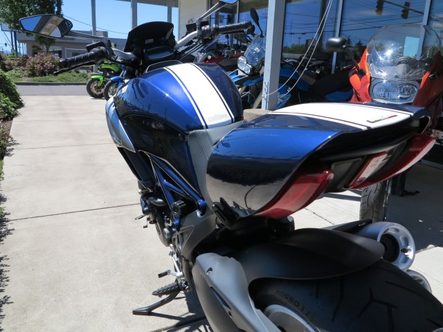 Beautiful blue with white stripes