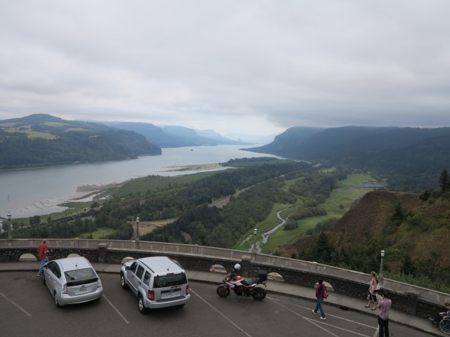 View from the balcony at the visitor's center. August 11th, 2013