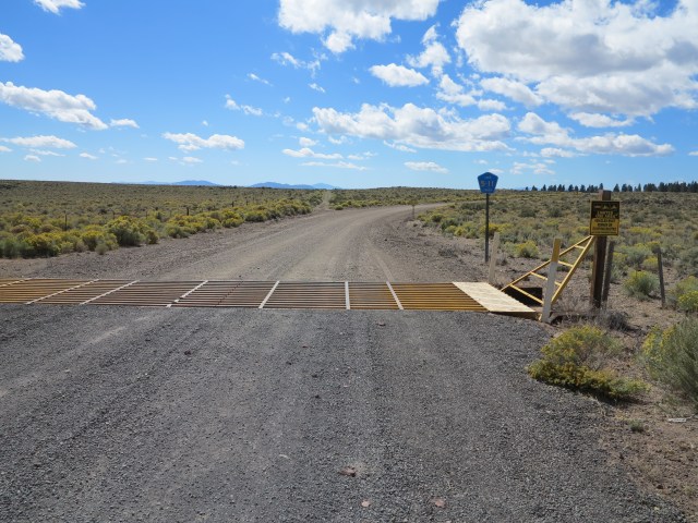 End of the washboard section, beginning of a smoother ride