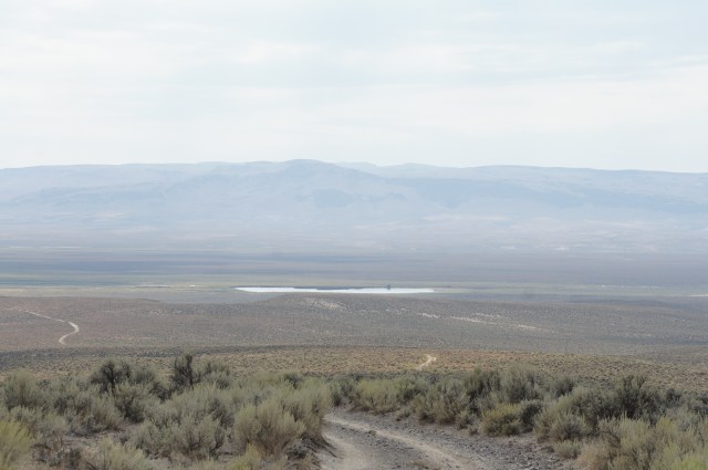 Back to the Rincon Flat area. Bog Reservoir ahead.