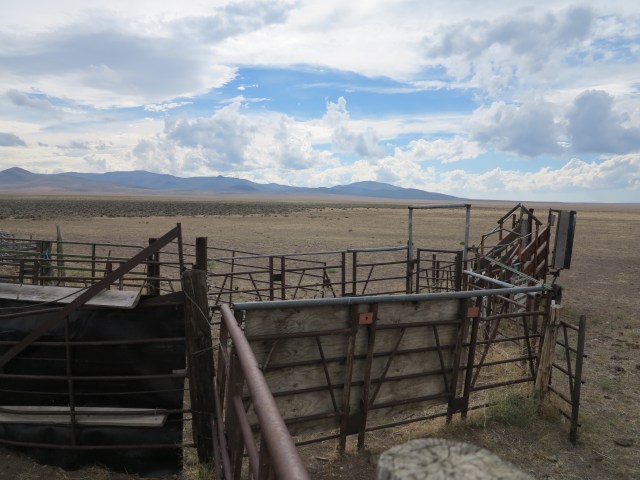 Corral along Hogback Rd