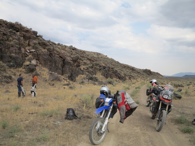 Lunch break. Lone Mountain Loop, 2013 Edition