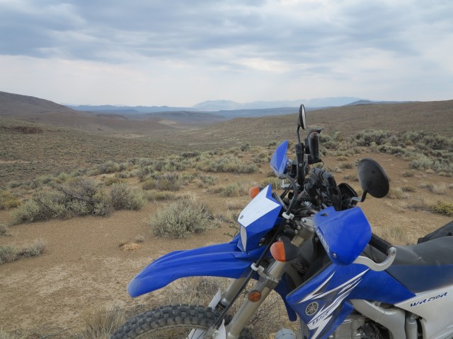 The WR250R, a valiant bike.