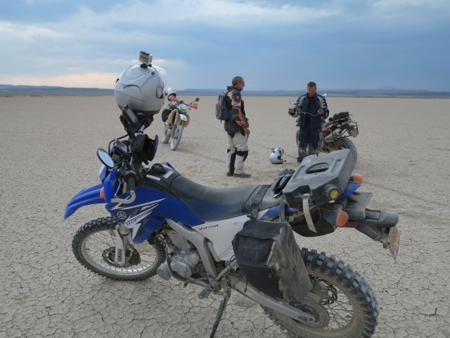 Chatting in the Playa. Lone Mountain Loop, 2013 Edition