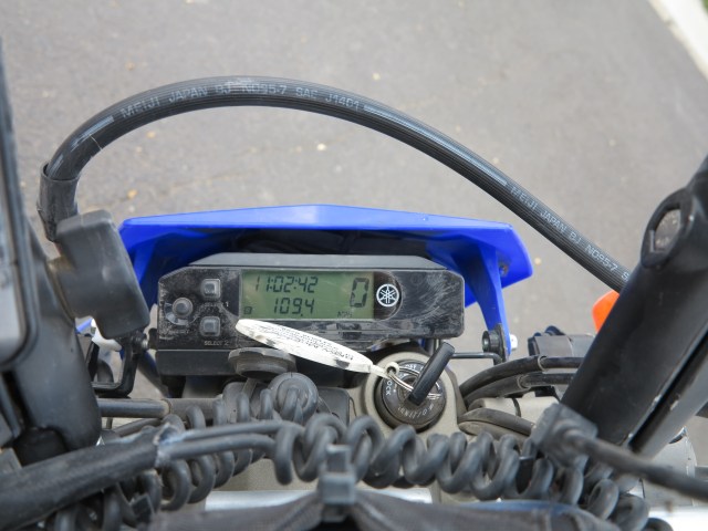 From Fields to Fields, 109 miles for the Lone Mountain Loop, as measured by the WR250R's odometer