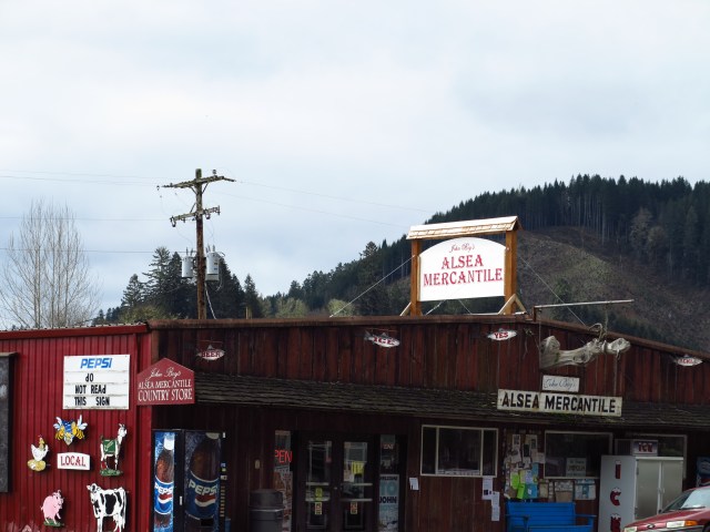 Alsea Mercantile, in Alsea, of course.