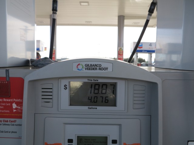 Back were I started: 4 gallons for the loop