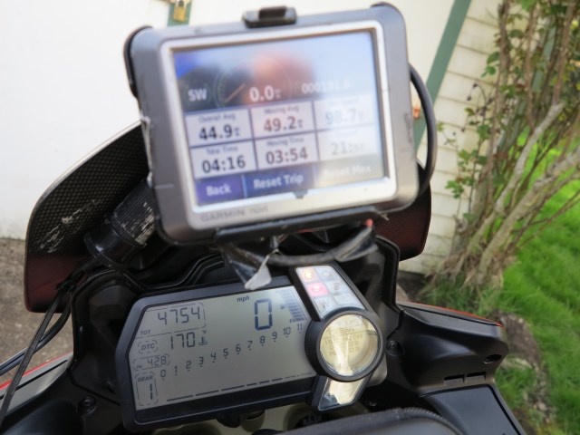 About 200 miles for the day