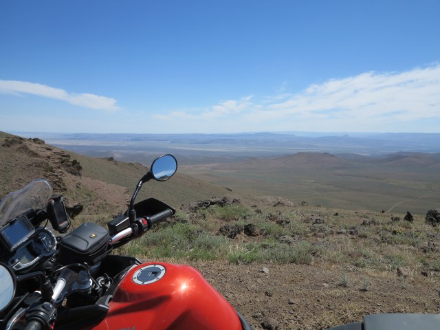 On the top of Domingo Pass.