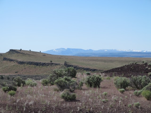 One of the several "last views" of the Steens.
