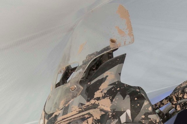 Windscreen seems to be adjustable