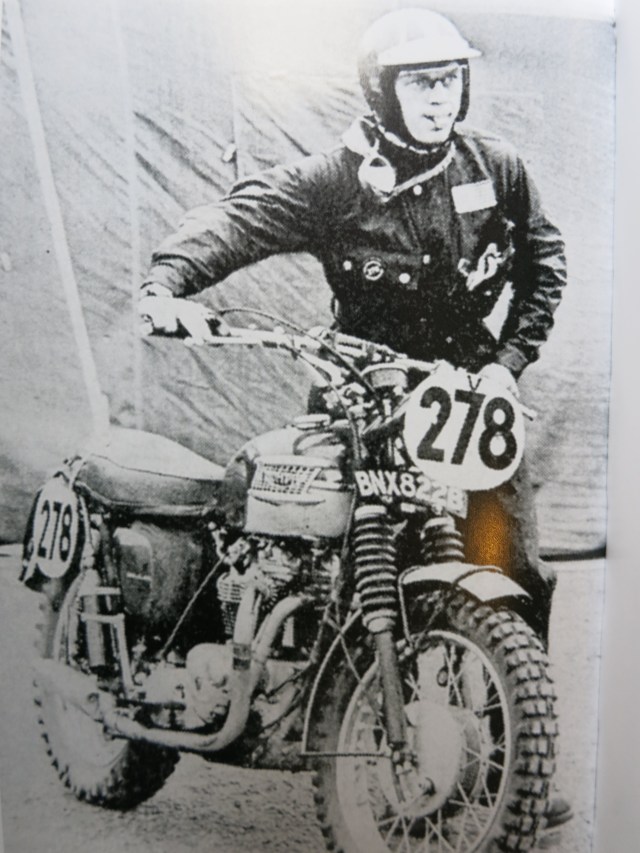 Steve McQueen and a TR6