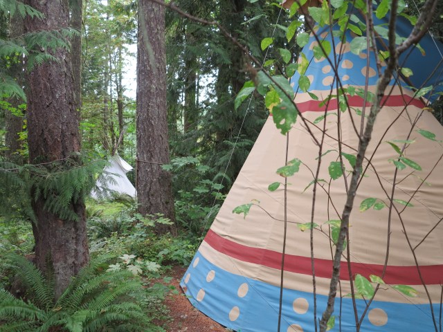 Tipis at the Tipi Village