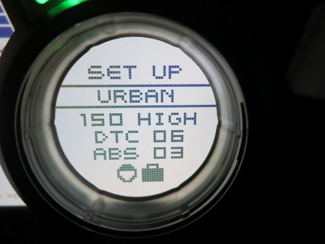 Even Urban setting is kept at 150 HP with the High acceleration on my bike