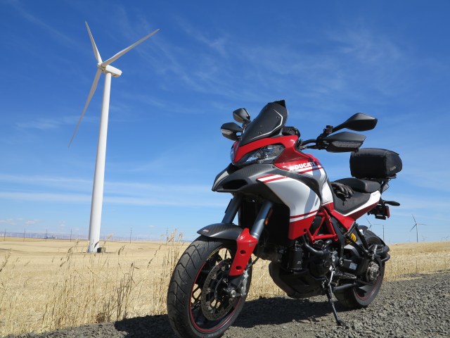 The 2013 Multistrada Pikes Peak. 10K miles, and 2 years later it still looks like new.