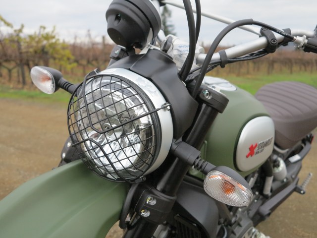 Nice looking headlight protection - you can purchase it as an accessory for the other versions