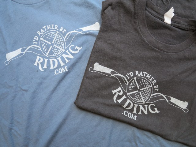 I'd Rather be Riding logo and T-shirts