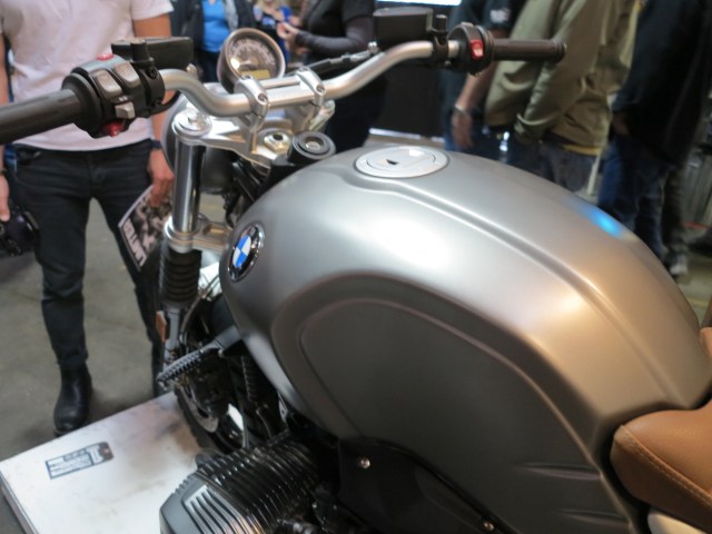 Steel tank on the Scrambler, as opposed to Aluminum in the R nineT 