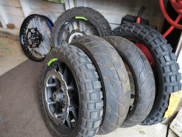 Wheels ready to be set up with the proper tires