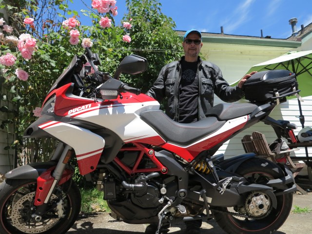 The Multistrada on a Sunny Sunday