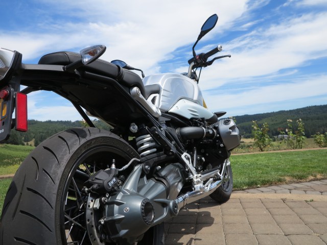 Riding another R Nine T. July 2016. 