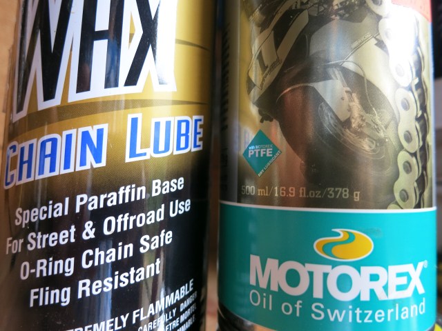 I'm keeping these chain lubes away from my motorcycles for a while