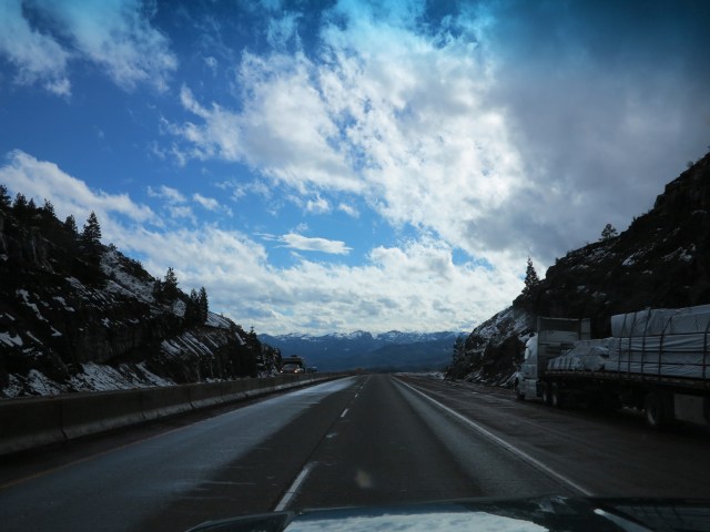 4th gear on I-5, fighting strong head winds