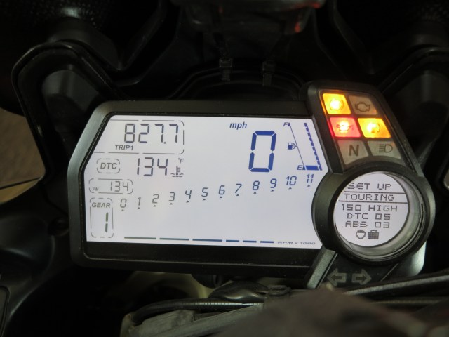 2010-14 Multistrada Monochrome displays