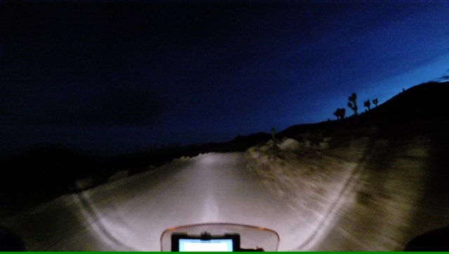 Headlight is okay, would benefit with the addition of auxiliary lights. I already have something in mind.