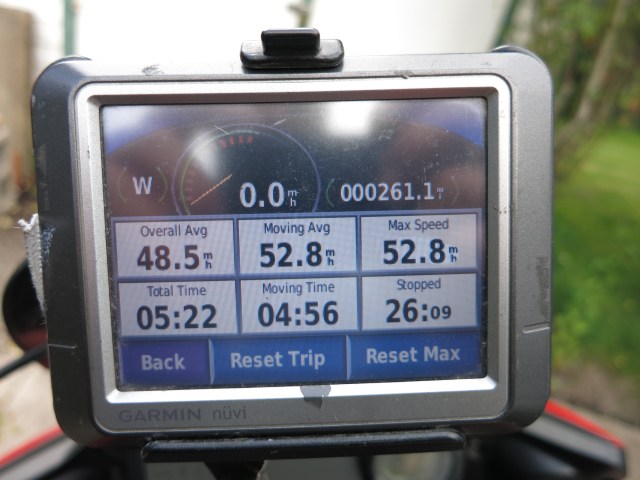My Garmin Nuvi 260. Retired in 2014 after 8 years of motorcycle use. It still works!