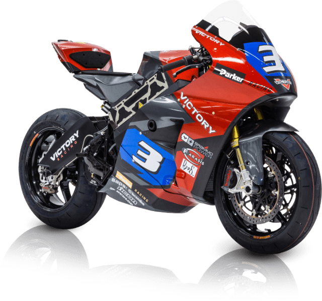 Victory electric motorcycle - TT race