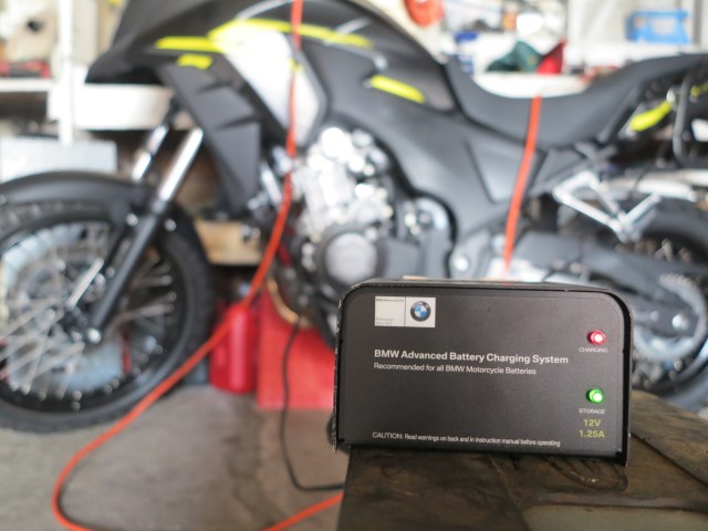 Battery tender, keeping all bikes charged!